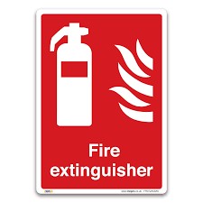 fire extinguisher sign